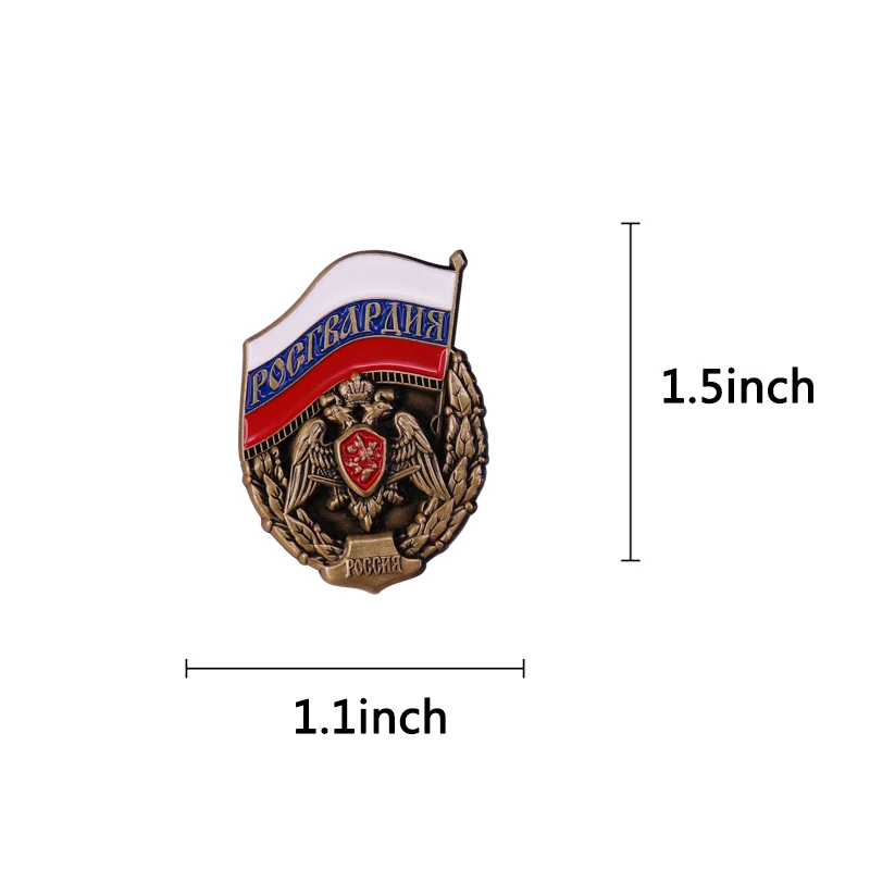 National Guard of Russia Medal Badge Troops of The Russian Federation Symbol Award Enamel Pin