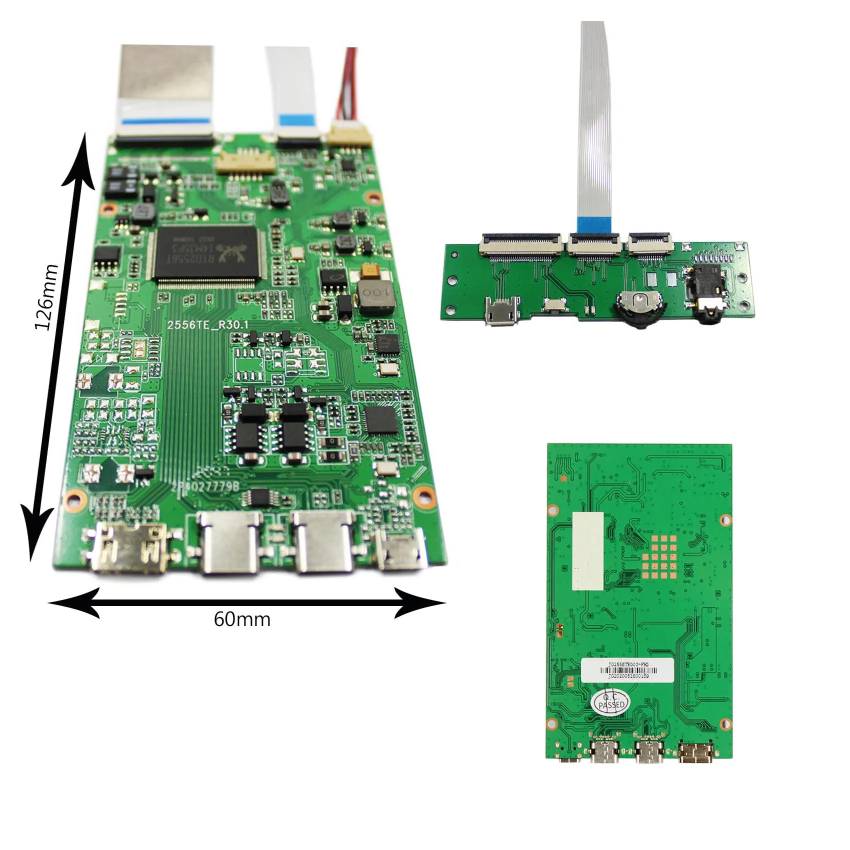 HD-MI TYPE-C LCD Điều Khiển Ban Tương Thích Làm Việc Với 15.6inch1366x768 B156XTK01.0 Màn Hình LCD