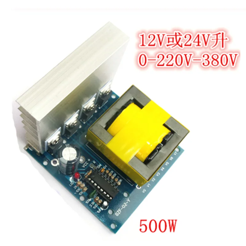 DC-AC Converter 12V to 220V 380V 18V AC 500W Inverter Board Pre booster module 1 order