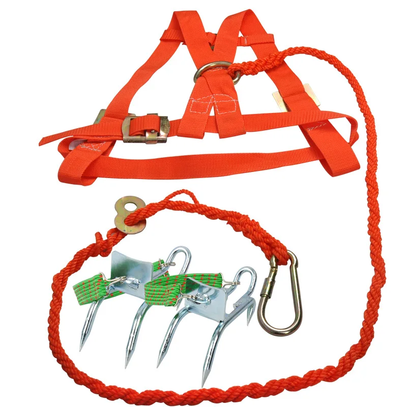 Tree climber, foot tie, non-slip cat's claw, special wasp tool for tree climbing, iron shoes, foot tie pole,