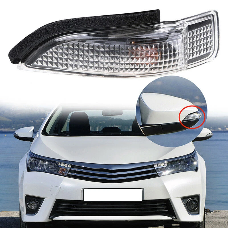 Luz de señal de giro para espejo retrovisor, lámpara de parpadeo para Toyota Corolla Camry Yaris Prius C Avalon para Scion Im Venza izquierda 81740-52050