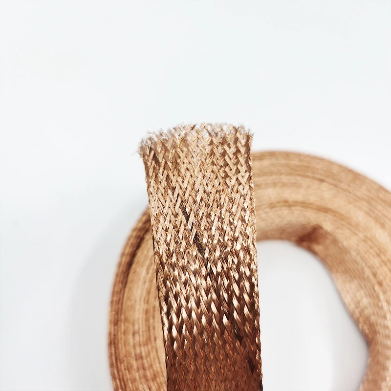 10M copper Shield network 2mm-20mm cable sleeve braided Anti-interference for Power, audio, speaker Metal sheath