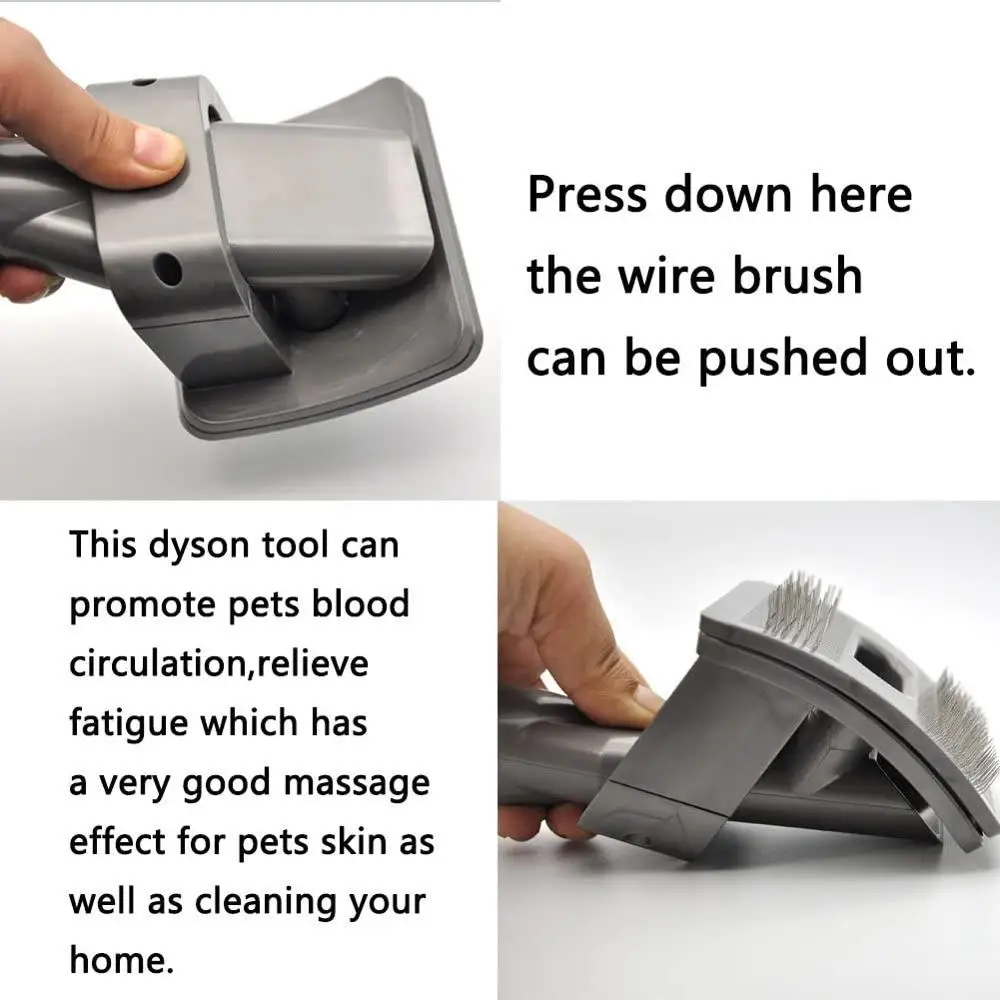 Attrezzo per lo sposo della spazzola del letto dell'animale domestico del gatto del cane dell'attacco di vuoto per gli accessori dell'aspirapolvere di Dyson V6 V7 V8 V10 V11