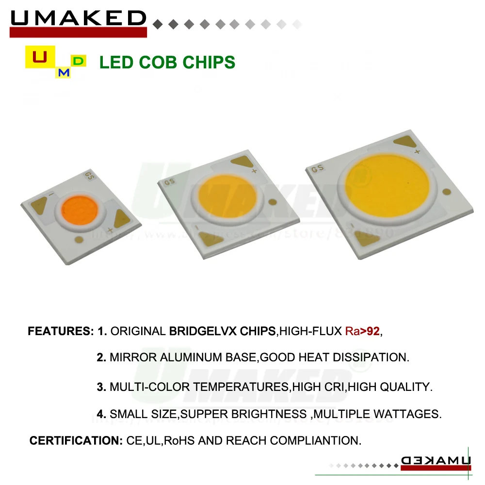 Imagem -02 - Contas de Luz de Led Cob 40 22mil 312w 5-15w 2030w Cri92 36-39v 150lm w 1304 1507 1816 de Alta Qualidade Fontes de Contas de Chip Rifle