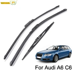 Misima Windshield Windscreen Wiper Blades For Audi A6 C6 4F Allroad Quattro Front Rear Window 2011 2010 2009 2008 2007 2006