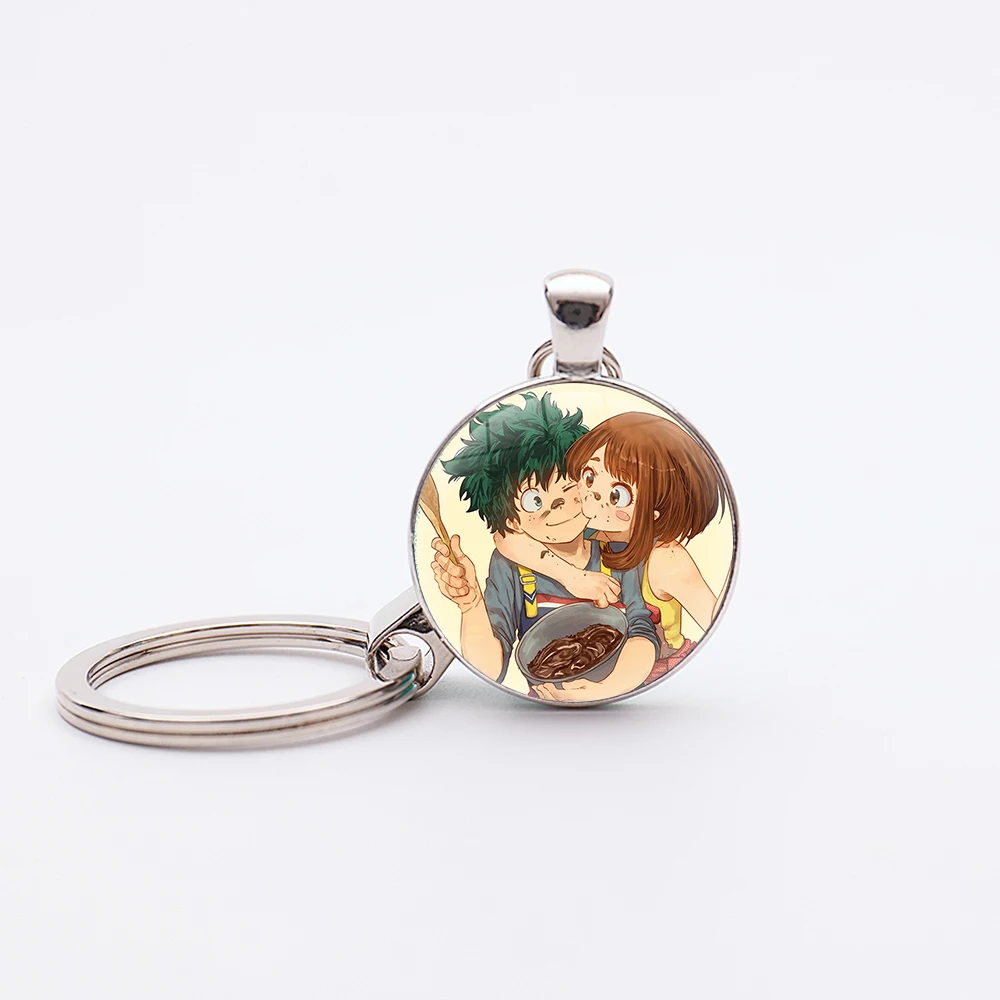 62 Style Anime My Hero Academia Pendant Keychain High Quality Tsuyu Asui Fashion Key Holder Jewelry Bijoux