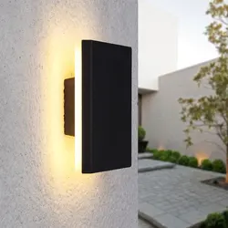 Waterproof Outdoor Lighting Modern Wall Light Outdoor LED Lamp Courtyard Exterior Sconce Walkway Porch Garden Light Wall IP65