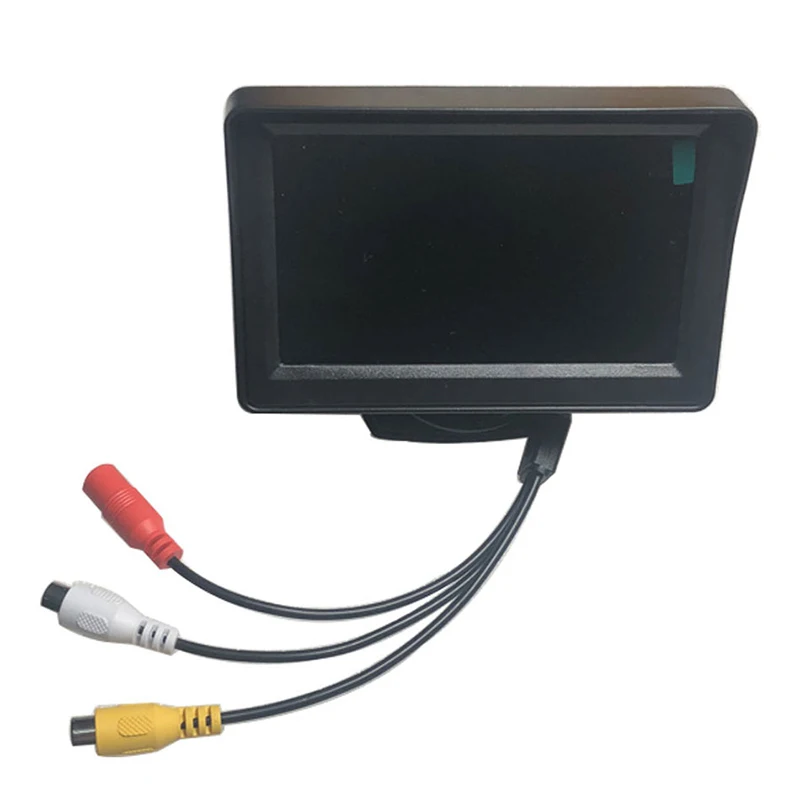 4.3 Inch Rear View Camera Monitor Car Monitores Reares Viewes Cameraes Tft Lcd Screen Hd Digital Color 4.3 Spine/Ntsc