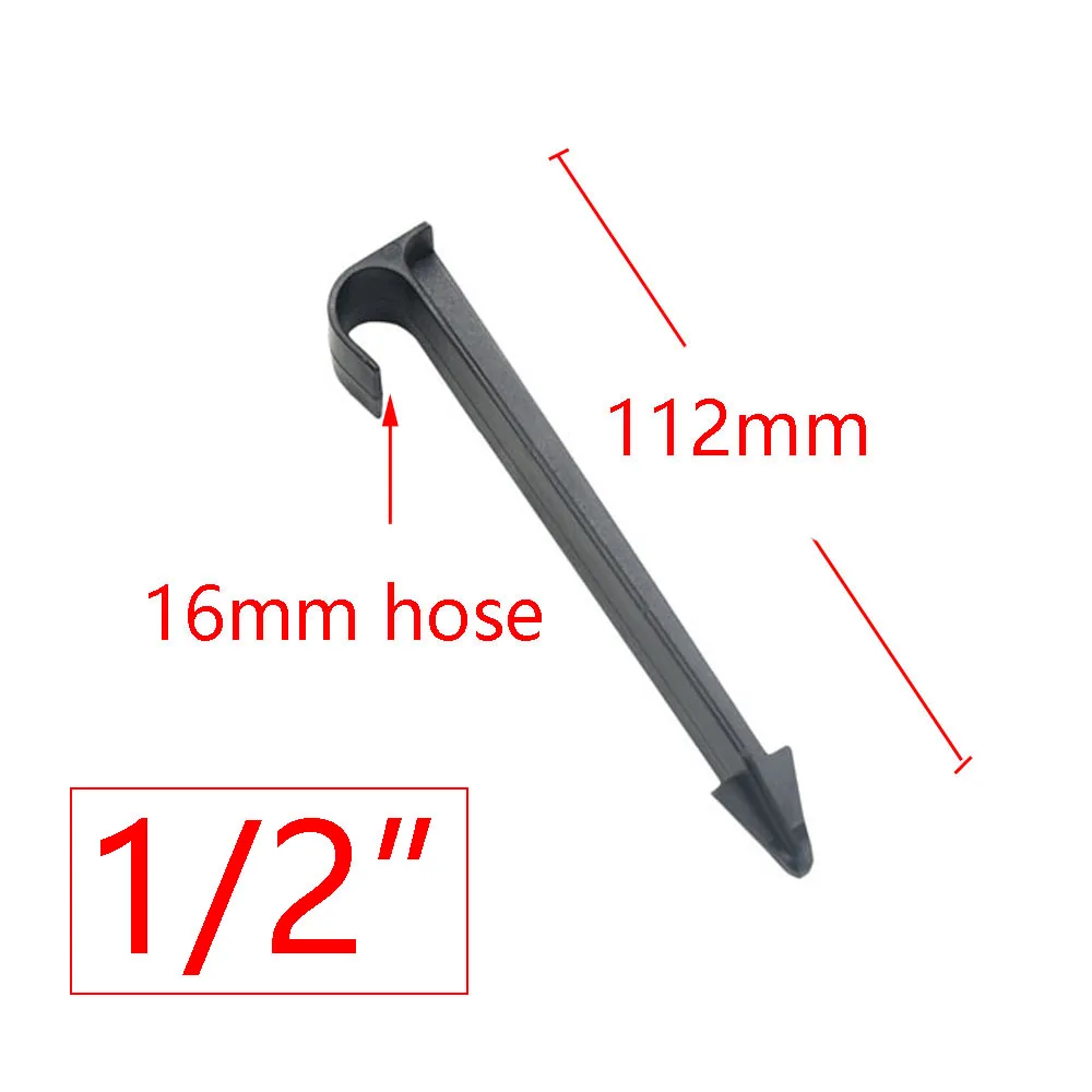 100-200Pcs Garden Hose Holder 1/8 1/4 3/8 1/2 3/4 Inch 16mm 20mm Pe Tube Holder Nozzle Support For 3/5 4/7 8/11 Hose