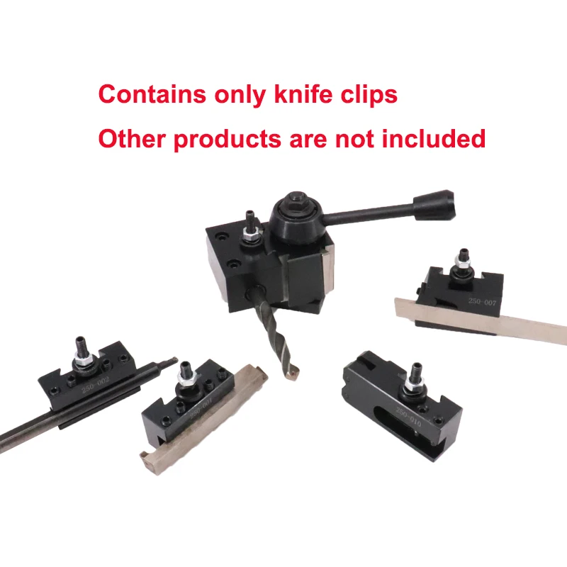 Cambio rapido Tool post 250-000 cuneo GIB tipo Cuniform tipo 6 pz/set portautensili per tornio utensili cambio rapido toolpost