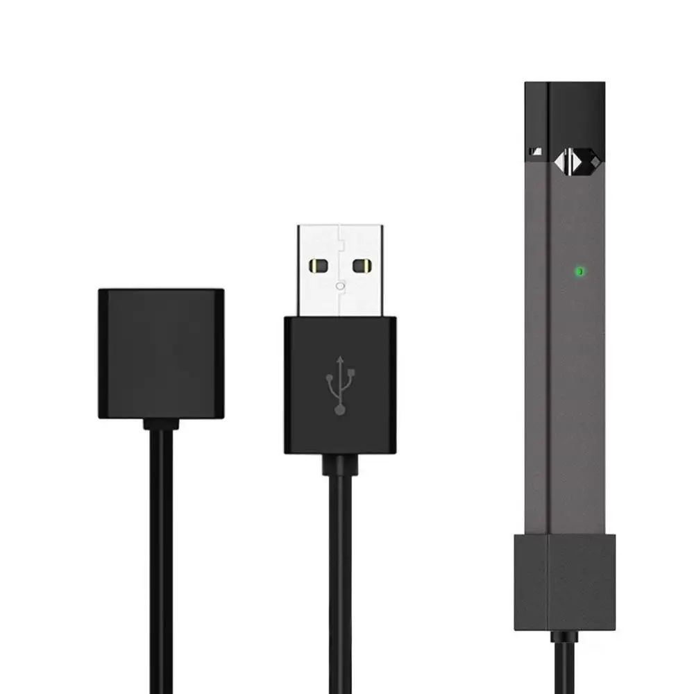 شاحن محمول ل E-السجائر JUUL المغناطيسي جذب سلك كابل من خلال حامل المصغّر USB/نوع C موصل