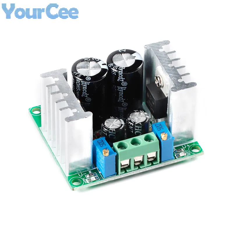 LM317/LM337 AC-DC Dual Power Module Adjustable Converter Rectifier Filter Board OP Amp Amplifier Regulator LM317-337