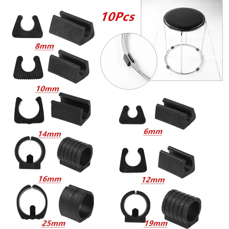 10 plastikowe ochraniacze na nóżki typu U antypoślizgowe krzesło biurowe koszulka na stopy czapki ochraniacze podłogowe nóżki do mebli otwieranie poszewki na poduszki