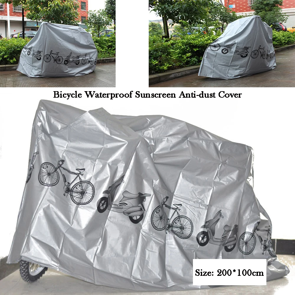 Bicycle Cover Waterproof Anti-Dust Shade Cycling Bike Case Outdoor Sunscreen Road MTB Scooter Protective Cover Motorbike Topcoat