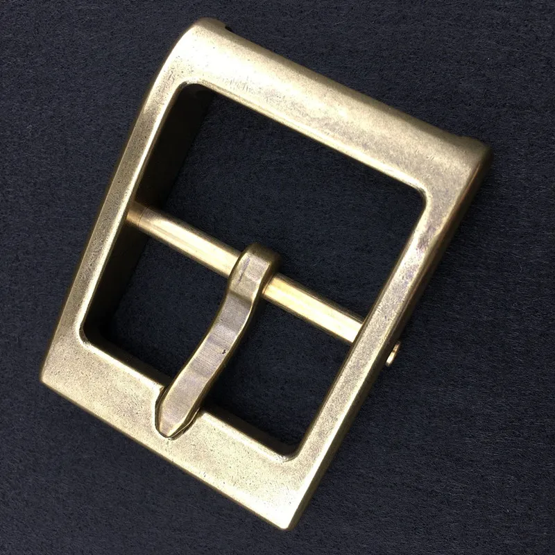 40mm czysta miedź mosiężna klamra pasa, Retro odpinany pas klamra, DIY klamry, skórzane rzemiosło, pasek dekoracyjny akcesoria