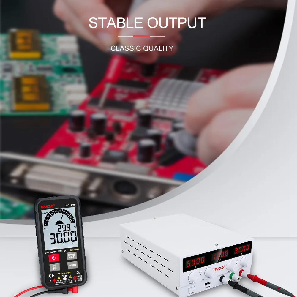 USB DC Lab Regulated Laboratory Power Supply Adjustable Voltage Regulator 30V 10A Stabilizer Switching Bench Source EU Plug