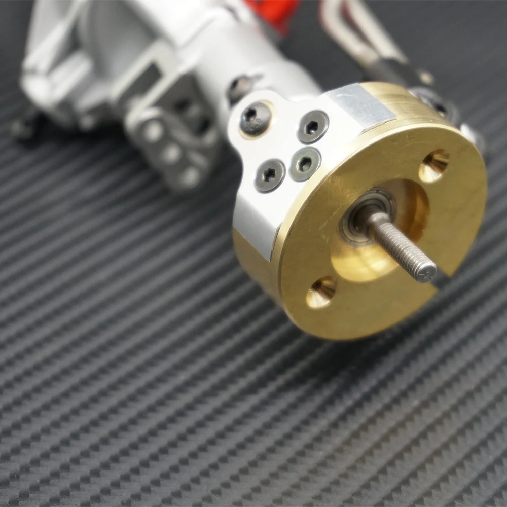 AXSPEED 110g/pc Brass Counterweight Front & Rear Internal Wheel Weights for RC Axial Wraith 90018 90048 RR10 1/10 RC Crawler Car