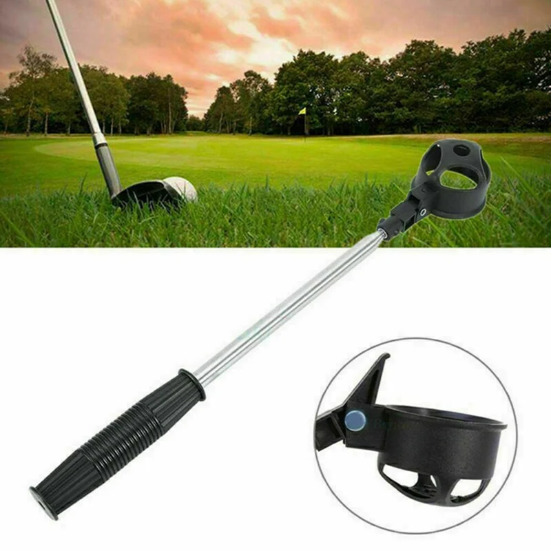 Hot Selling Golfball Scooper Antenna Stainless Steel Pick up Clubs Ball Pickup Maker Golf Accessories Golf