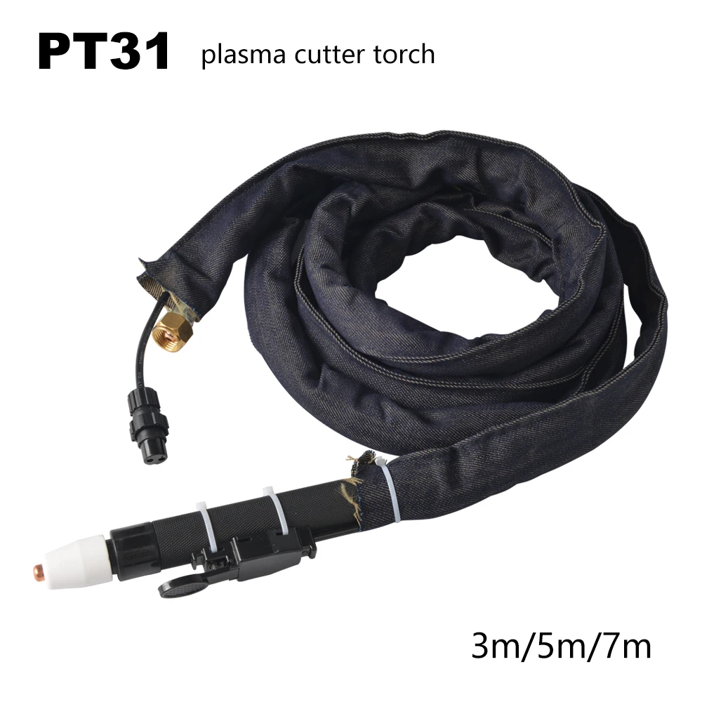 Pt31 & Lg40 air integrated Plasma cut Torch 17\feet and 5M\straight Machine Torch Whole body torch