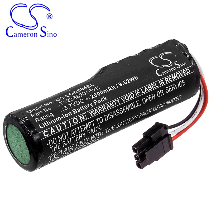 CameronSino Battery for Logitech 984-001405 Ultimate Ears Boom 3 S-00170 fits Logitech T123682016VK Speaker Battery 2600mAh