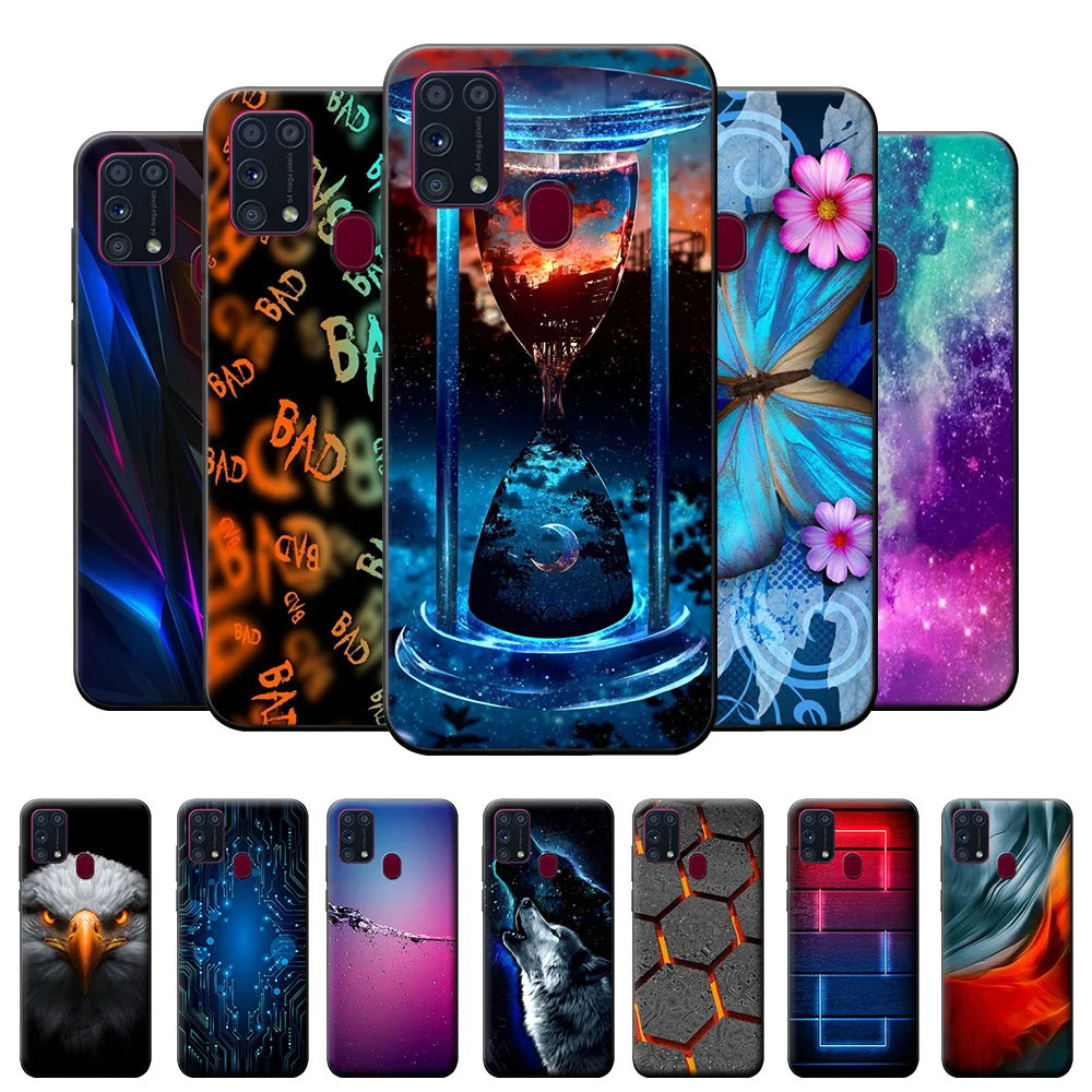 For Samsung M31 Case TPU Case For Samsung Galaxy M31 Case on M315F Silicone Soft Phone Cover For Samsung M31 M 31 Fundas Fox 6.4