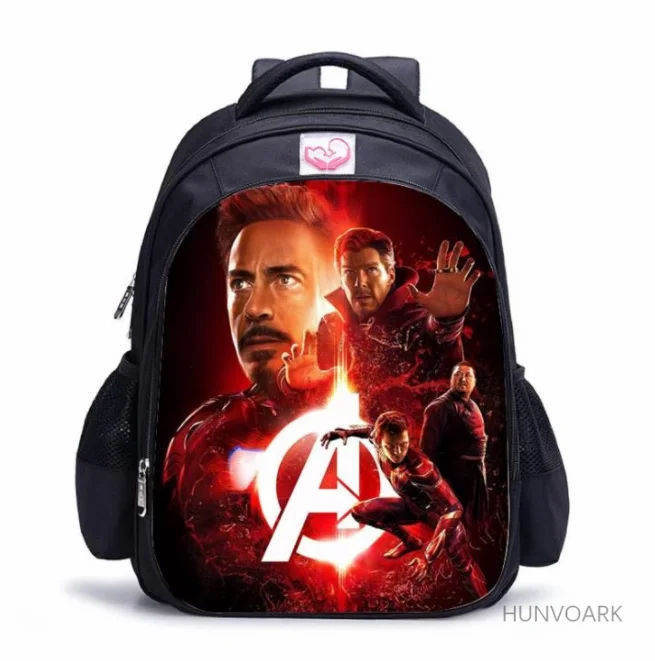 Avengers Infinity War Backpack Thanos Black Panther Printing Cartoon Children School Bags Boys Teenage Capacity Girls Mochilas