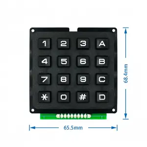 4 x 4 4 x 3 매트릭스 배열 12 16 키 4*4 4*3 스위치 Arduino 용 키패드 매트릭스 키보드 모듈 10 최고의 판매 키보드 Arduino -№8