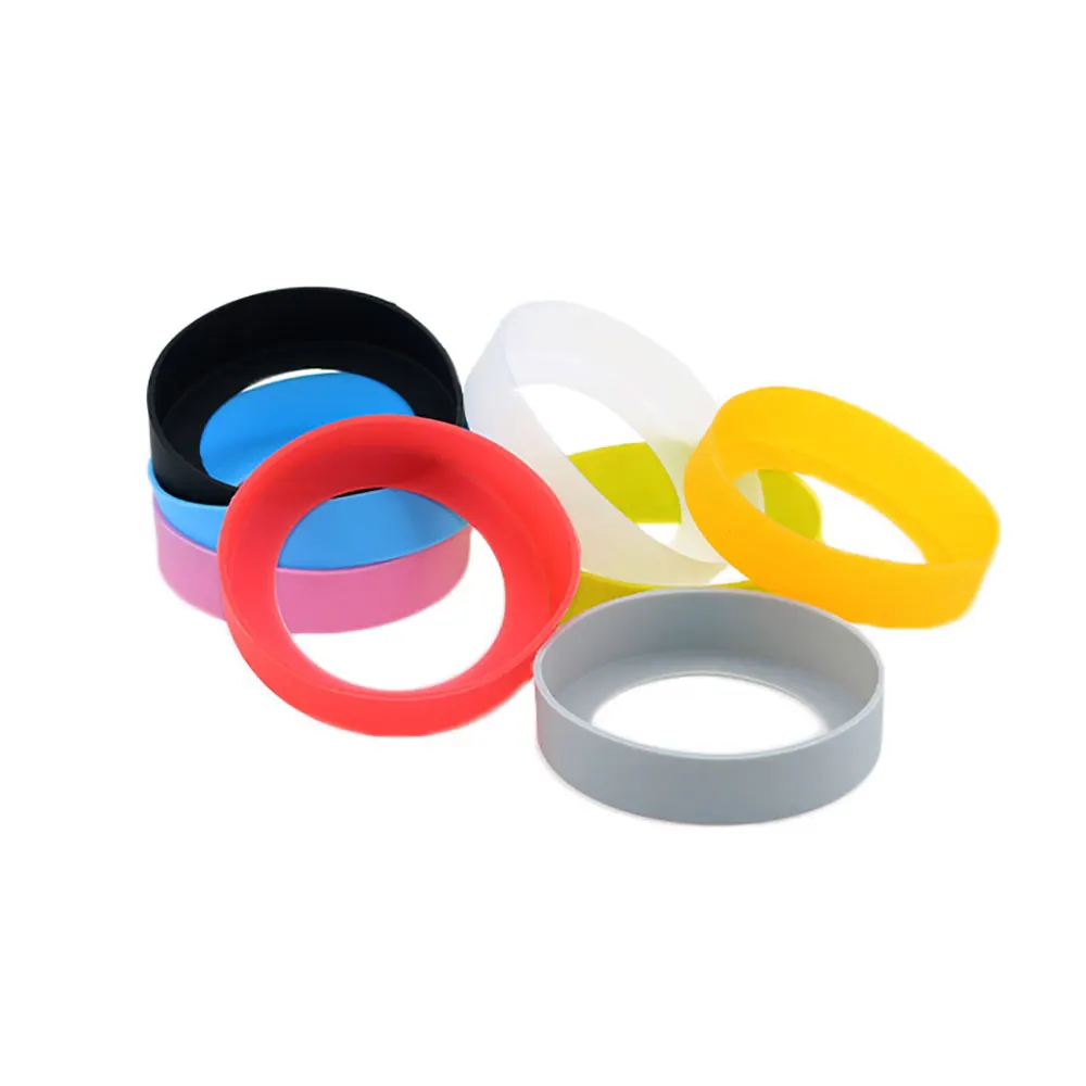 SW 7.5cm Silicone Non-slip Anti-scald Glass Cup Sspace 75MM Insulation Cup Anti-scratch Wear Cup bottom protective sleeve