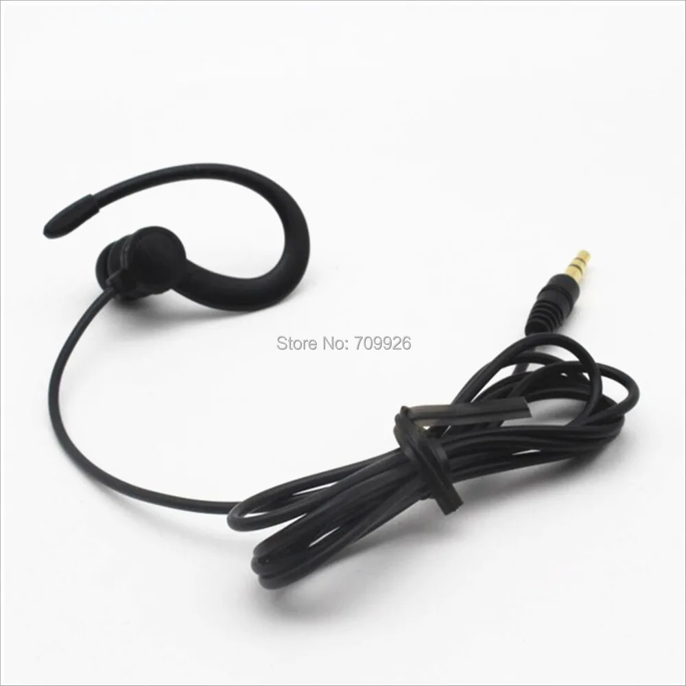 Single side earbud in-ear earphone 1-bud earhook earphone for sports running