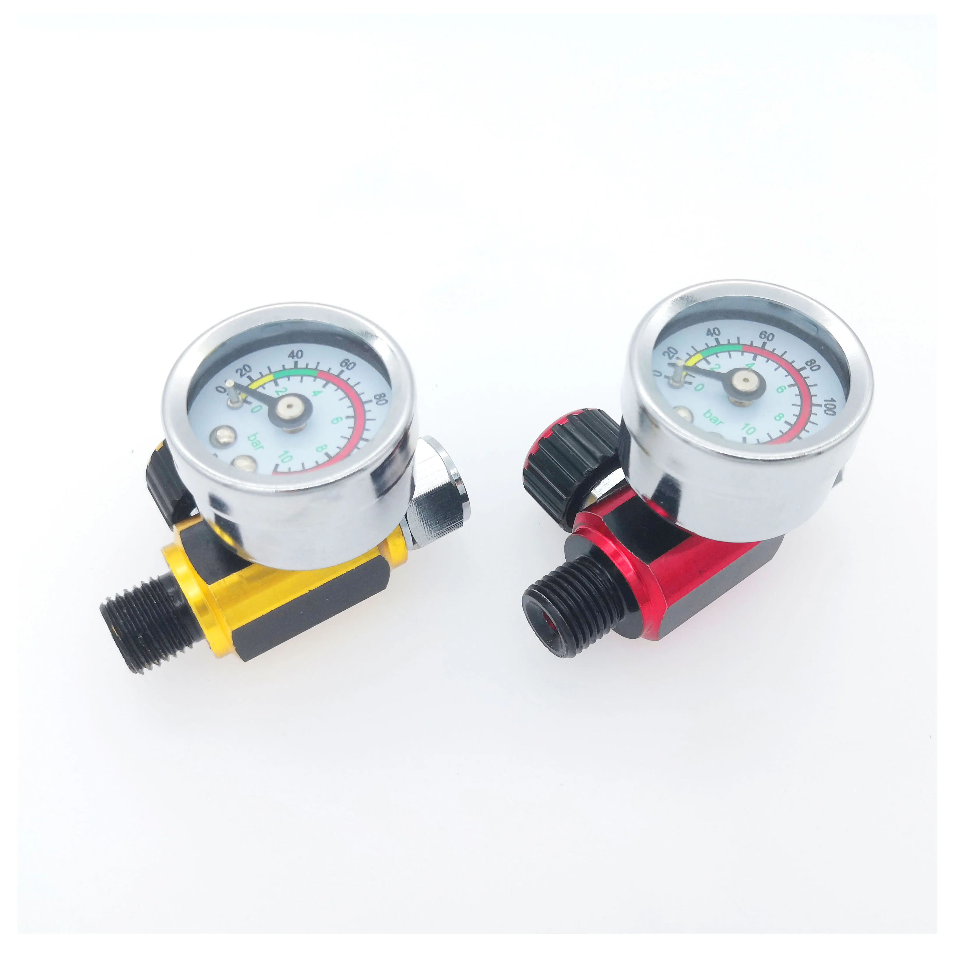 Flash Sales HVLP Spray Gun Regulator Watch Air Pressure Adjustment Regulator Tail Pressure Gauge Paint Spray Gun Regulator