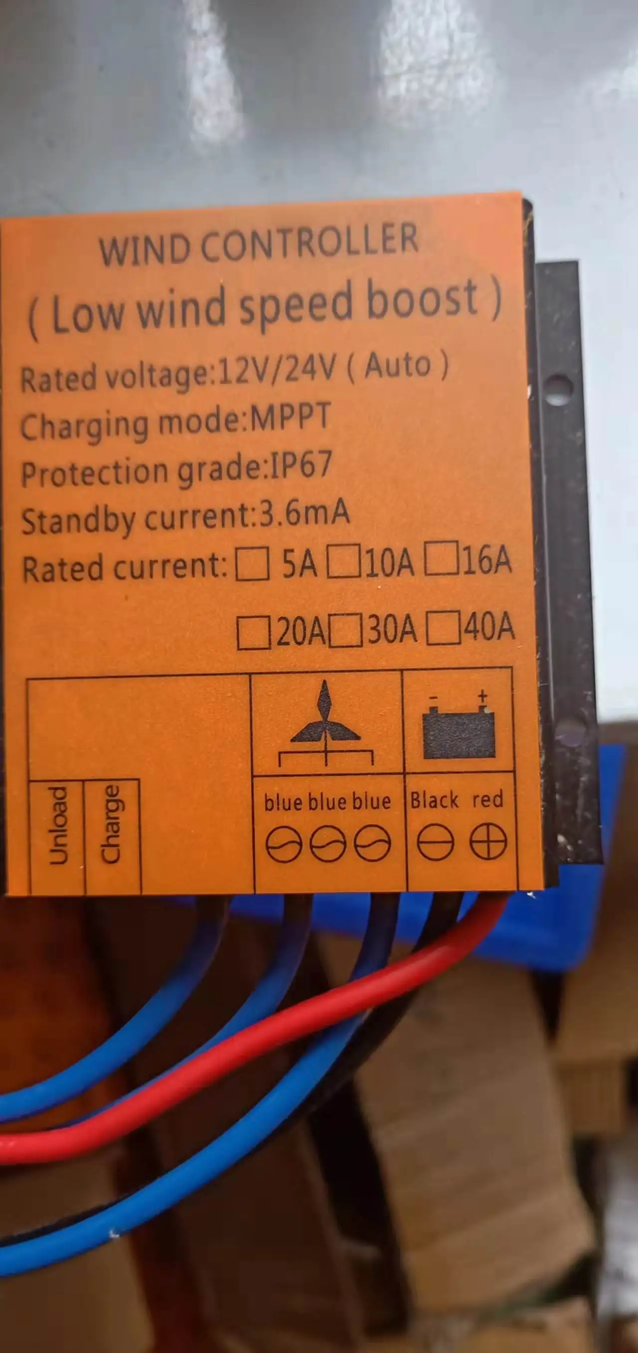 Imagem -04 - Mppt Vento Controlador de Carga 12v 24v 48v Automático Baixa Velocidade do Vento Impulso com Design de Dissipação de Calor Alta Qualidade 100720w