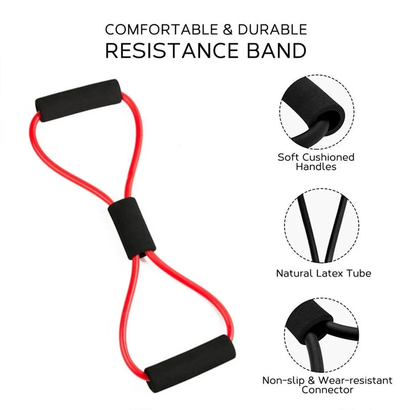 Fitness Equipment Resistance Exercise Bands Elastic Pull Rope Yoga Gym Women Home Bodybuilding Training Sports Tension Rope