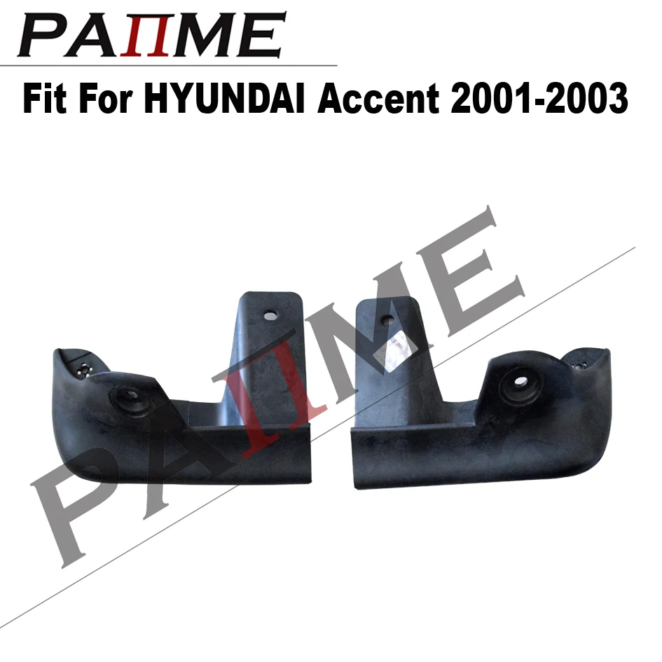 Car Automotive MudFlaps For Hyundai Accent 2001-2003 25000 4pcs/Set Molded Splash Guards Front Rear Mud Flap Mudguard YC101228