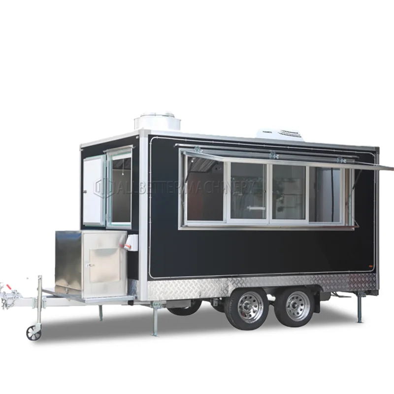 Allbetter CE Concession Food Trailer Mobile Restaurant Pizza Food Truck Taco BBQ Truck Street Coffee Ice Cream Kitchen Food Cart