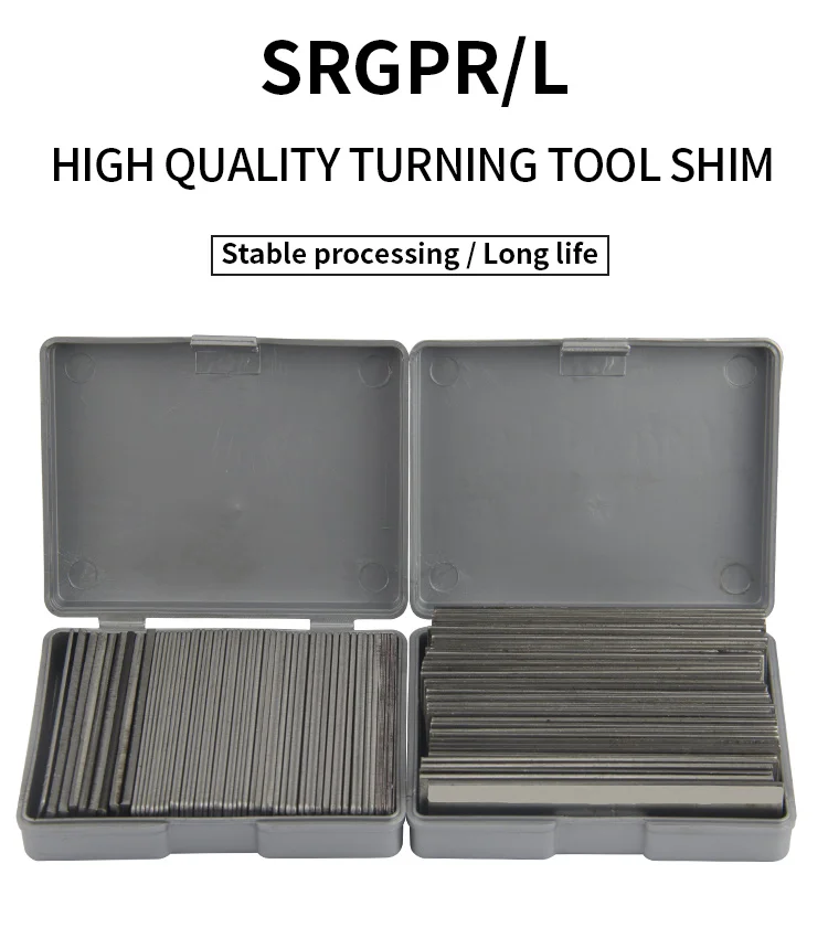 CNC Turning Tool Holder Shim Gasket Spacer Lathe 0.1mm 0.5mm 1.0mm 1.2mm 1.5mm Cutter Machine Tool Accessories