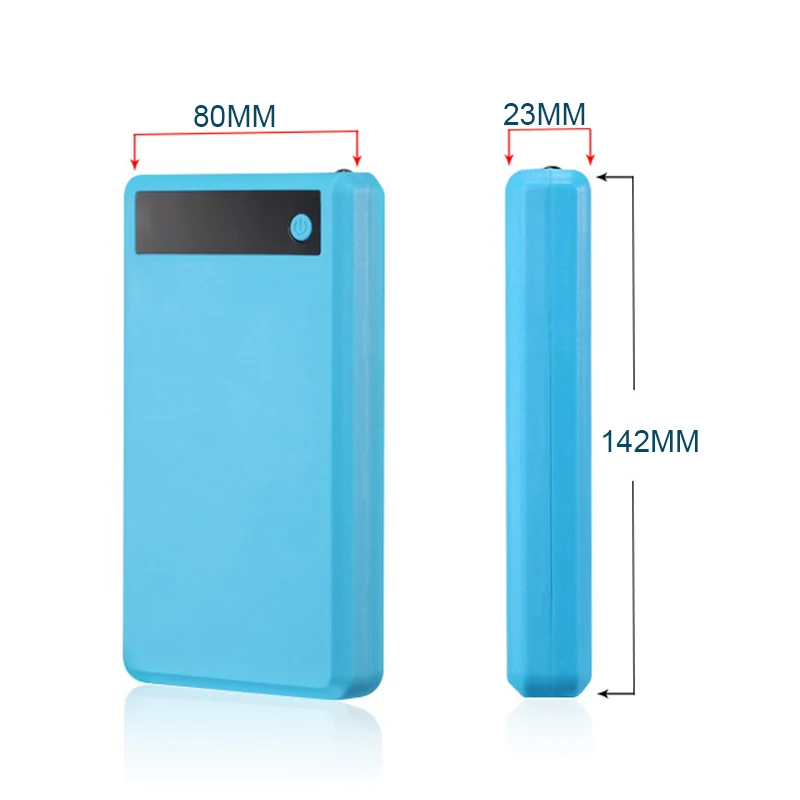 Welding Free 6*18650 Battery Storage Box Dual USB Power Bank Shell DIY Case 18650 Battery Holder Box PD QC3.0 Quick Charge