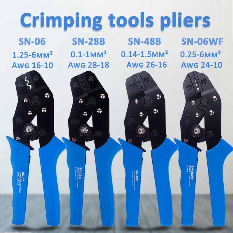 

Many Style Terminal Press Pliers Multifunctional Pliers Wire Crimping Tool SN28B SN48B 0.08-6mm² High Precision Clamp Sets