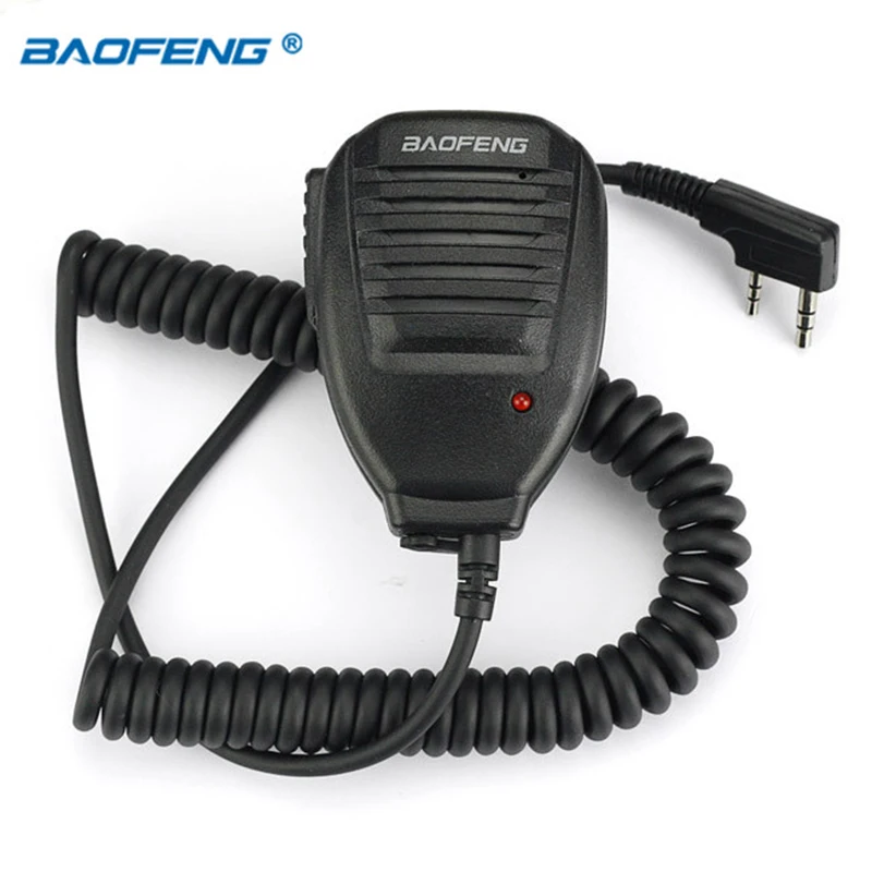 Baofeng-altavoz de Radio, de dos vías para micrófono PTT Walkie Talkie, portátil, UV-5R, UV-5RE Plus, UV-5RA, UV82, UV-6R