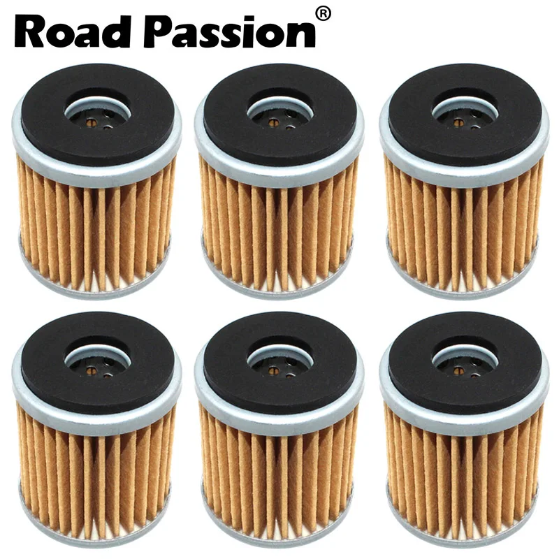 6pcs High Premium Cartridge Oil Filter For FANTIC 250 CABALLERO 250 2011 2012