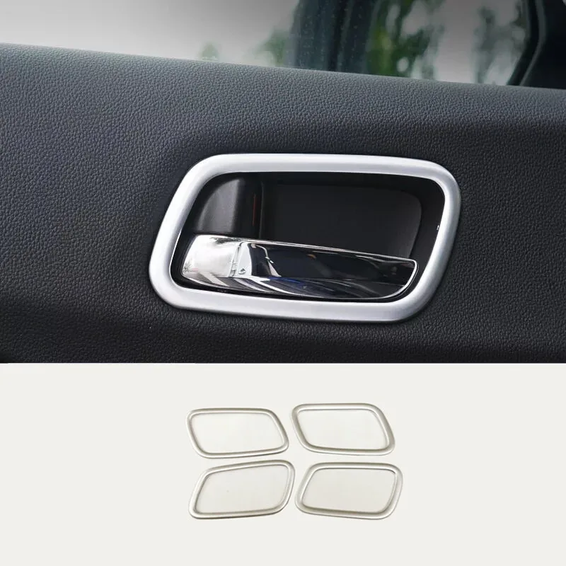 

ABS Matte Inner Side Door Handle Bowl frame sticker Protector Cover Trim FOR HONDA CRV CR-V 2012-2015 ACCESSORIES