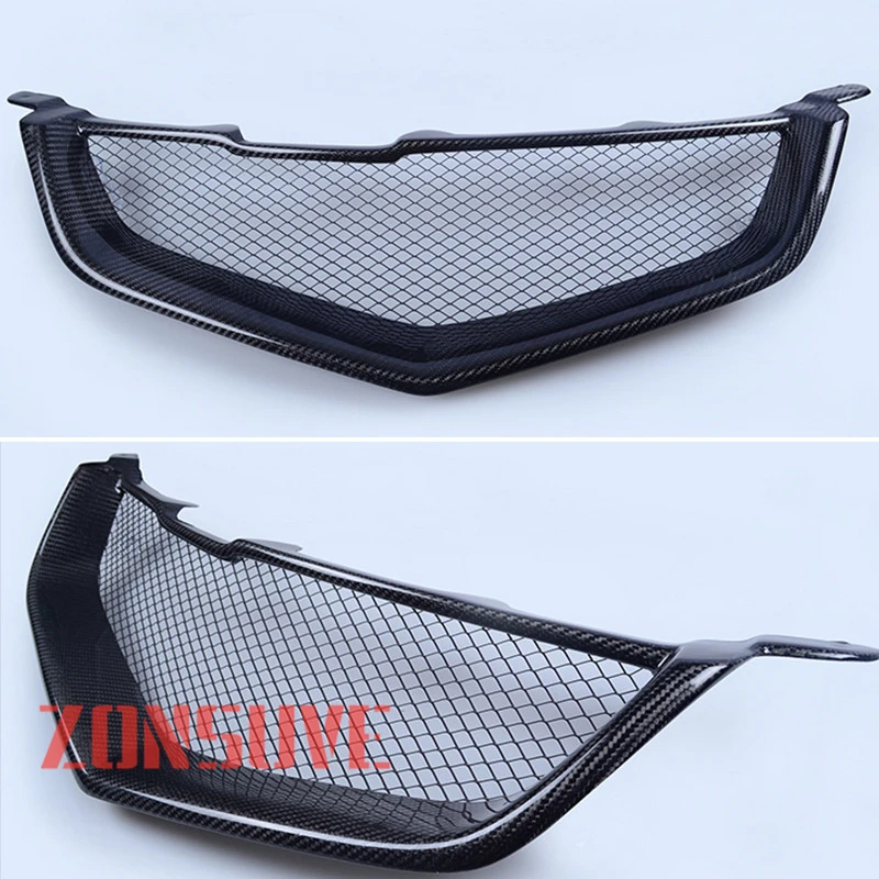 For Honda Accord CL7 Euro R Acura TSX 2003 2004 2005 Year Refitt Front Center Racing Grille Cover Accessorie Body Kit