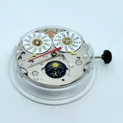 Seagull ST 1655 Year And Month Calendar Display Automatic Movement 21 Jewels White Date 3H Mechanical Watch Movement