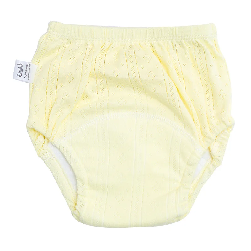 Newborn Training Pants Summer Baby Shorts Solid Color Washable Underwear Boy Girl Cloth Diapers Reusable Nappies Infant Panties