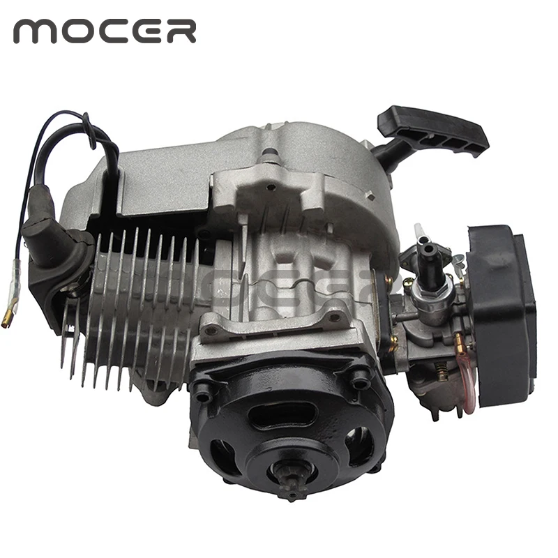 49cc Pocket Bike 2-Stroke Engine with Pull Start for Mini Go-Kart Dirt Petrol Scooter ATV Motor Motocross FDJ-001