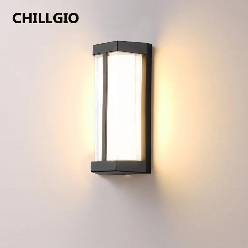 

CHILLGIO Waterproof Outdoor Led Wall Lamps Vintage Hotel Courtyard Home Decoration Lighting Design Europe Indoor Exterior Lamps