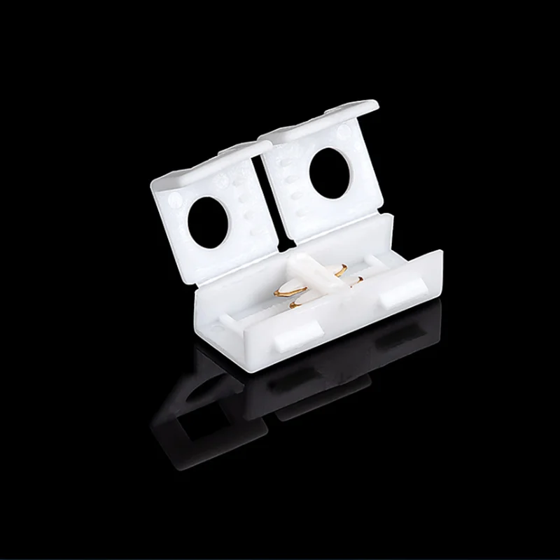 2 pin I shape Corner connector middle plug for 110V 220V 5050 2835 Single Color LED Strip