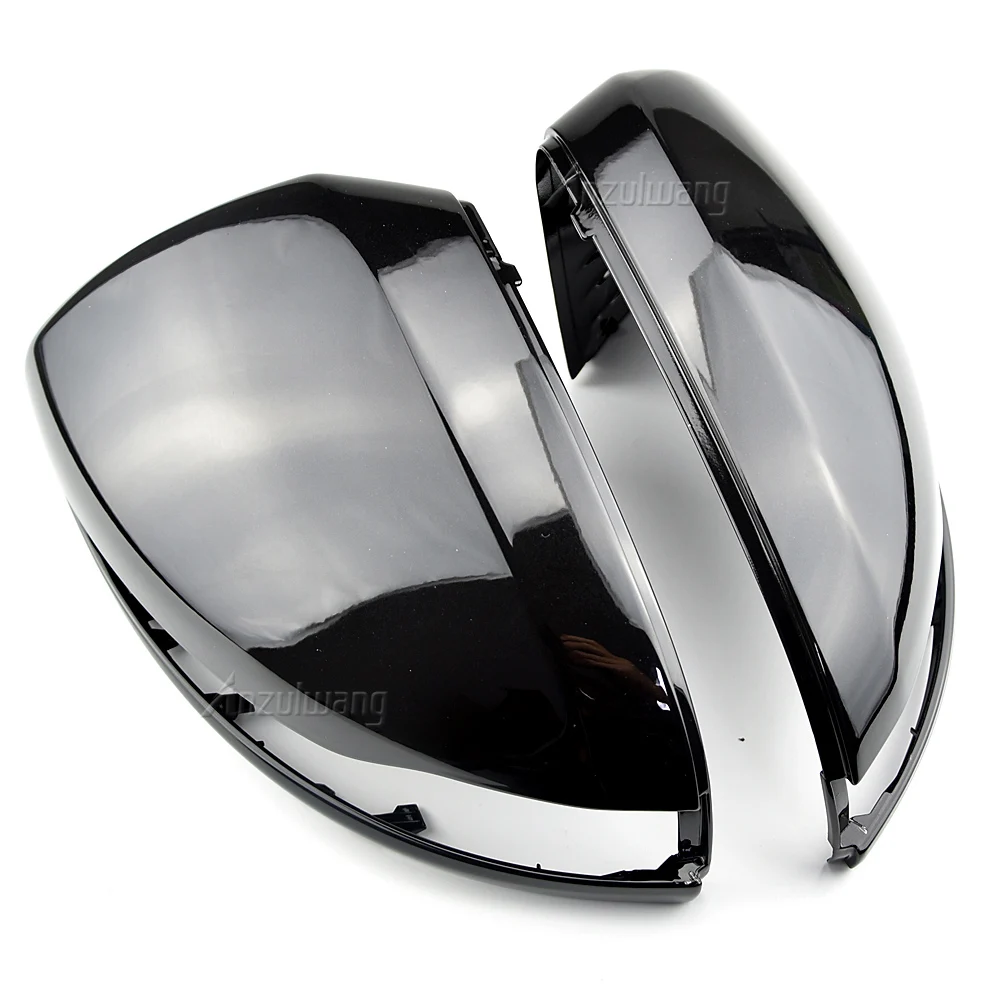 2 Pcs LHD For Mercedes Benz C W205 E W213 GLC-Class X253 S Class W222 ABS Car Rearview Mirror Cap Cover Trim Accessories