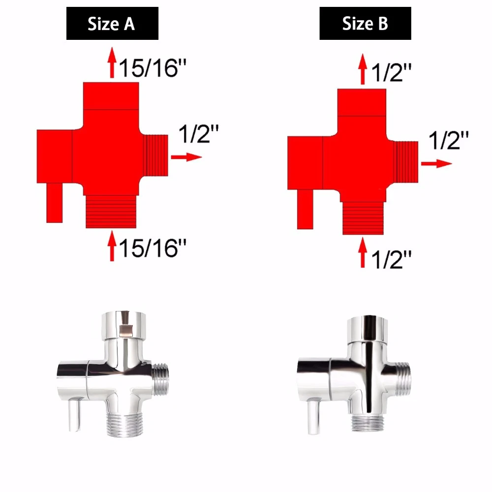 Wasourlf Toilet Hand Sprayer Bidet Stainless Steel Shower Hose Distributor Bathroom Accessories Toilet fittings Rest Room parts image 6