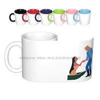 Colors Of The Wind Ceramic Mugs Coffee Cups Milk Tea Mug River Pocahontas Princess John Smith Native Love Color Wind Nature