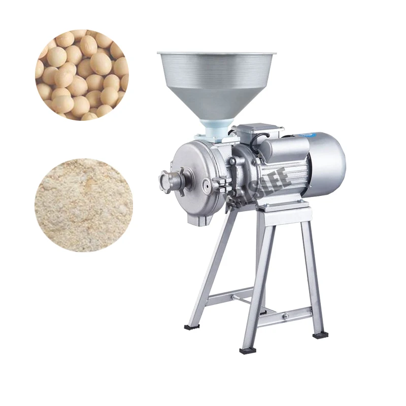 powerful multi-function Wet and dry grain refiner crusher grinder chili sauce seasum paste peanut butter machine